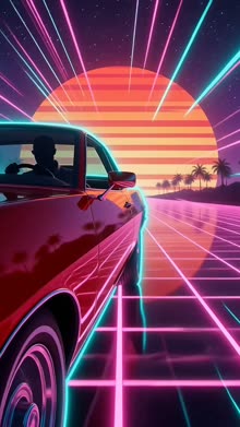 retro 80s style
