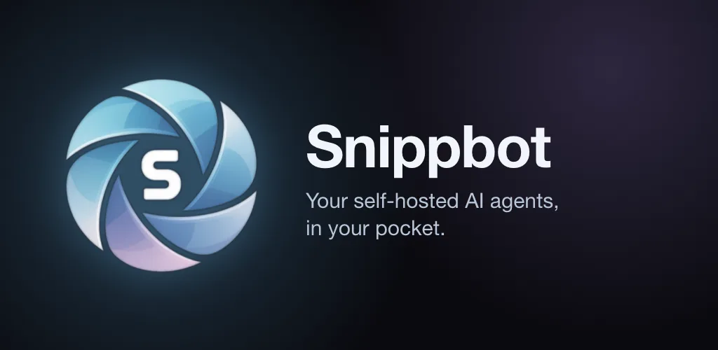 Snippbot Mobile store feature graphic